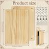 Book Press Bamboo Wood Book Binding Press Portable Flower Press Reusable Book Press Machine Multifunctional Bookbinding Press