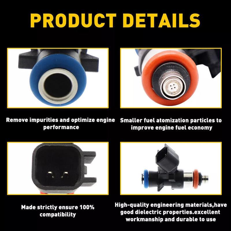 GZCHUMU High Quality Fuel Injectors 1 Set of 6  For Chrysler Dodge Ram Jeep 3.6L OEM 5184085AC 0280158233