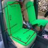 Double-Layer Bamboo Chip Seat Cushion for Cars and Heavy Machinery - Breathable & Sweat-Resistant