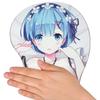 KUTAO 3D Boob Mouse Pad, Re:ZERO -Starting Life In Another World-, Rem, Breasts, Nipples, Exposed, Anime, 3D, 18+