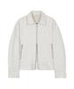 Ironyporno Whiteline 86-Iro237 Biker Collar Suede Jacket Ivory