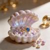 Multi-Functional Scallop Silicone Mold Heat-Resistant 3D Shell Jewelry Tray Mold  Candle Making