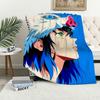 classic anime art cool hot Flannel warm soft plush blanket I-Inosuke H-Hashibira sofa living room hogar bedroom travel gift home