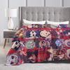 Deads by Daylights Warm Soft Blanket  Travel Office Plush Throw Blanket Funny Couch Chair Flannel Bedspread Sofa Bed Cover