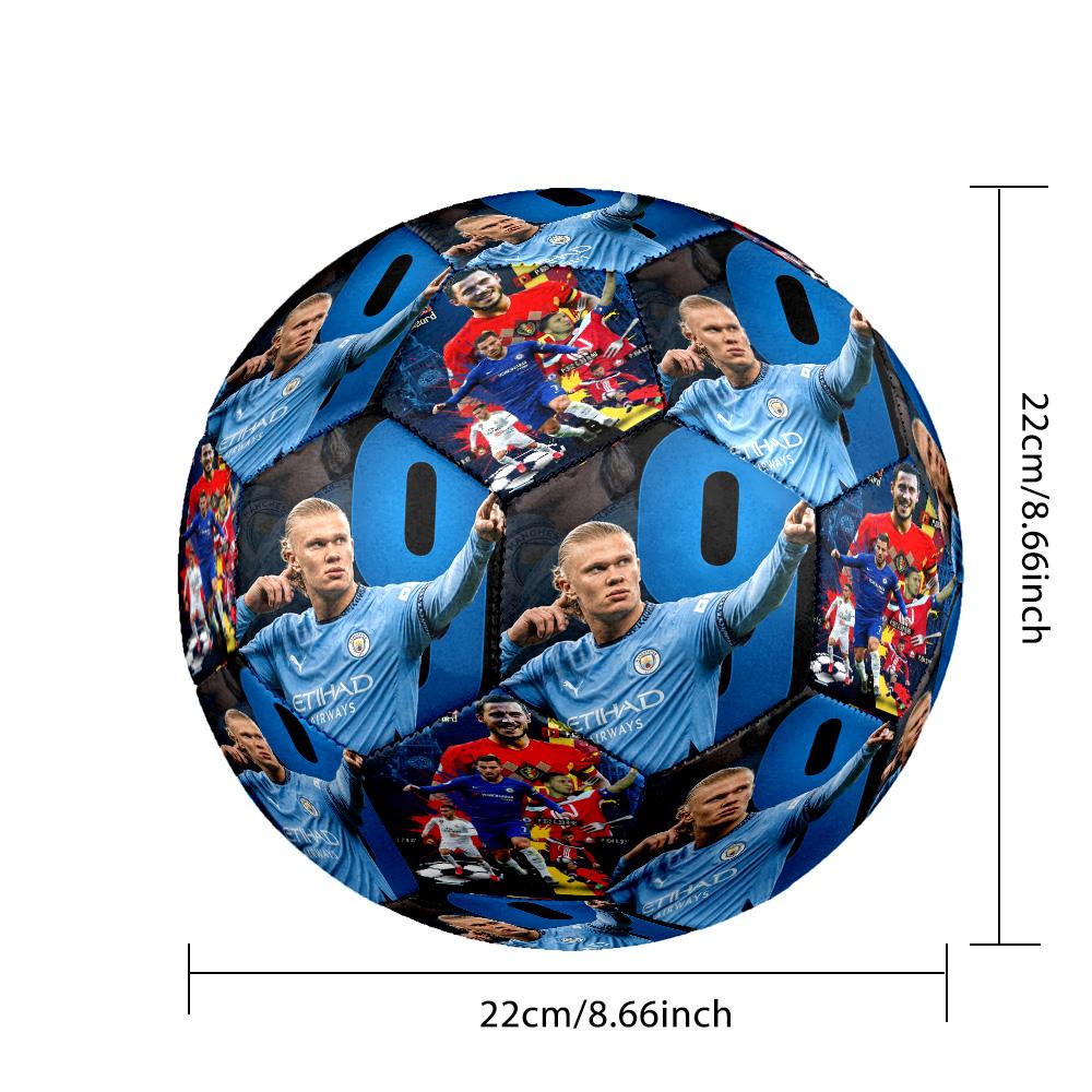 Haaland Football Celebration Size 5 Football Machinestitched Indooroutdoor Universal Football For Football Accessories
