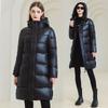 Winter Down Jacket for Women Long Knee-length Loose Cotton-padded Jacket with Thickened Cotton-padded Jacket