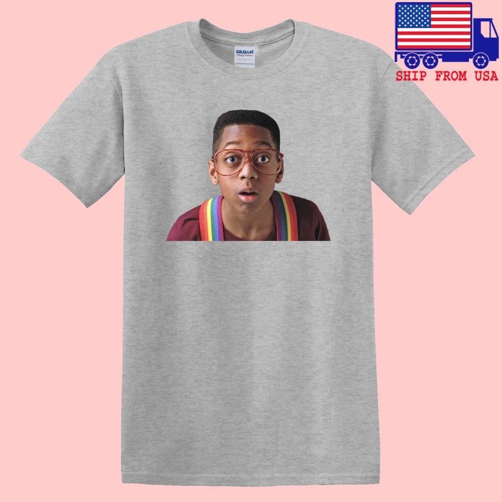Steve Urkel Family Matters Retro TV SHow Men s Grey Size S-5XL 4XL