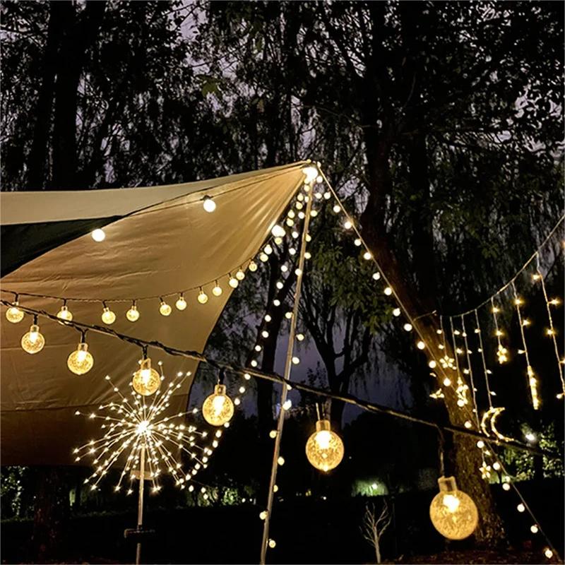 USBBattery 6M Power Ball LED String Lights Garland Lights Waterproof Outdoor Lamp Wedding Garden Fairy Lights Christmas Decor