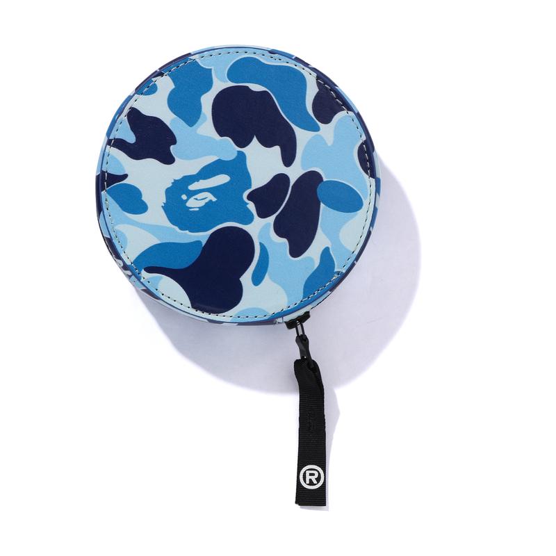 A Bathing Ape Camouflage Shark Round Design PU Wallet Unisex Wallet Blue Green Pink 0ZXSGM012901P