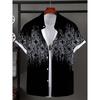 Hawaiian Ethnic Pattern Design 3d Printed  Mens Shirt Summer Casual Printed Short Sleeve Beach Hawaiian Tops Men's Clothing