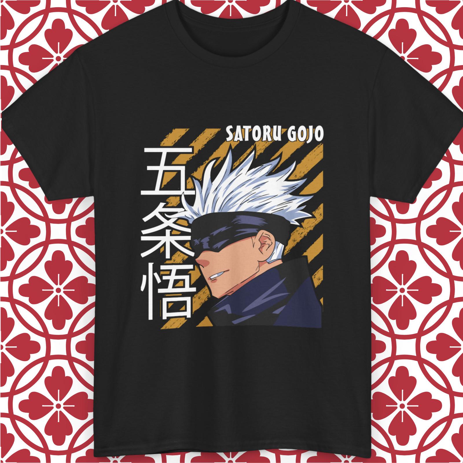 

Jujutsu Kaisen Anime T-Shirt Mens Womens Tees Top Gojo Satoru Yuji Itadori Sukuna Manga Gift Unisex L