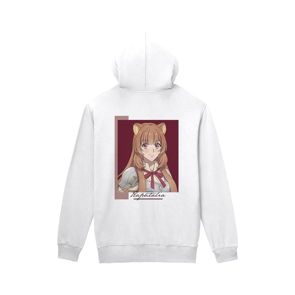TV Anime "The Rising of the Shield Hero Season 3" Raphtalia Back Print Zip Hoodie Men's Size Small