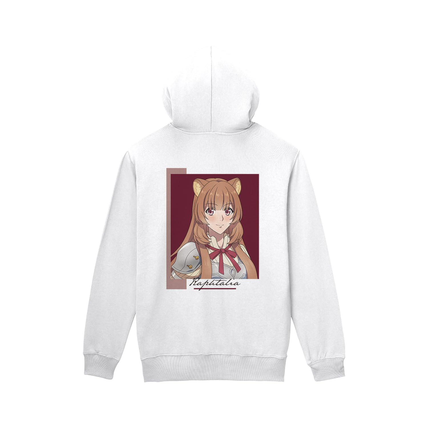 

The Rising of the Shield Hero Season 3 Raphtalia Back Print Zip Hoodie, Men s, XS Size