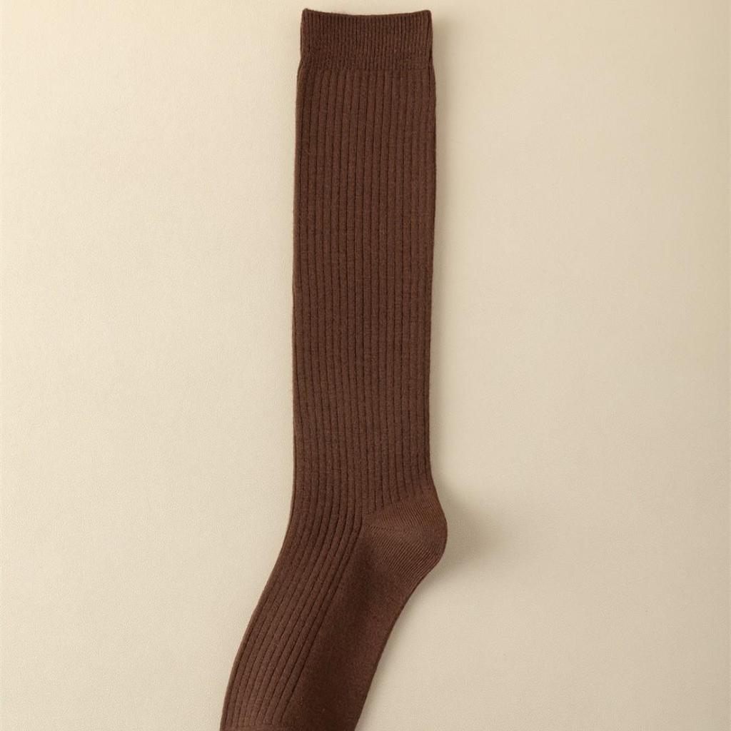 Melaude Women's Cashmere Wool Calf Socks: Warm, Cold-Resistant, Slimming, Beautiful Leg Socks for Autumn/Winter