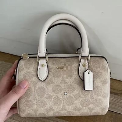 Kou C Jiachi retro presbyopie mini Boston Premium dámská taška módní ramenní crossbody přenosná polštářková taška