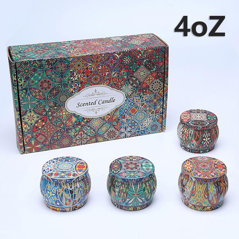 Aromatherapy Candle Creative Scent Candle Vegetable Oil Aromatherapy Candle Six-Piece Set