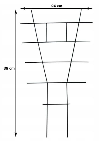 Plant Support Ladder For Potted Plants, , Steel Wire