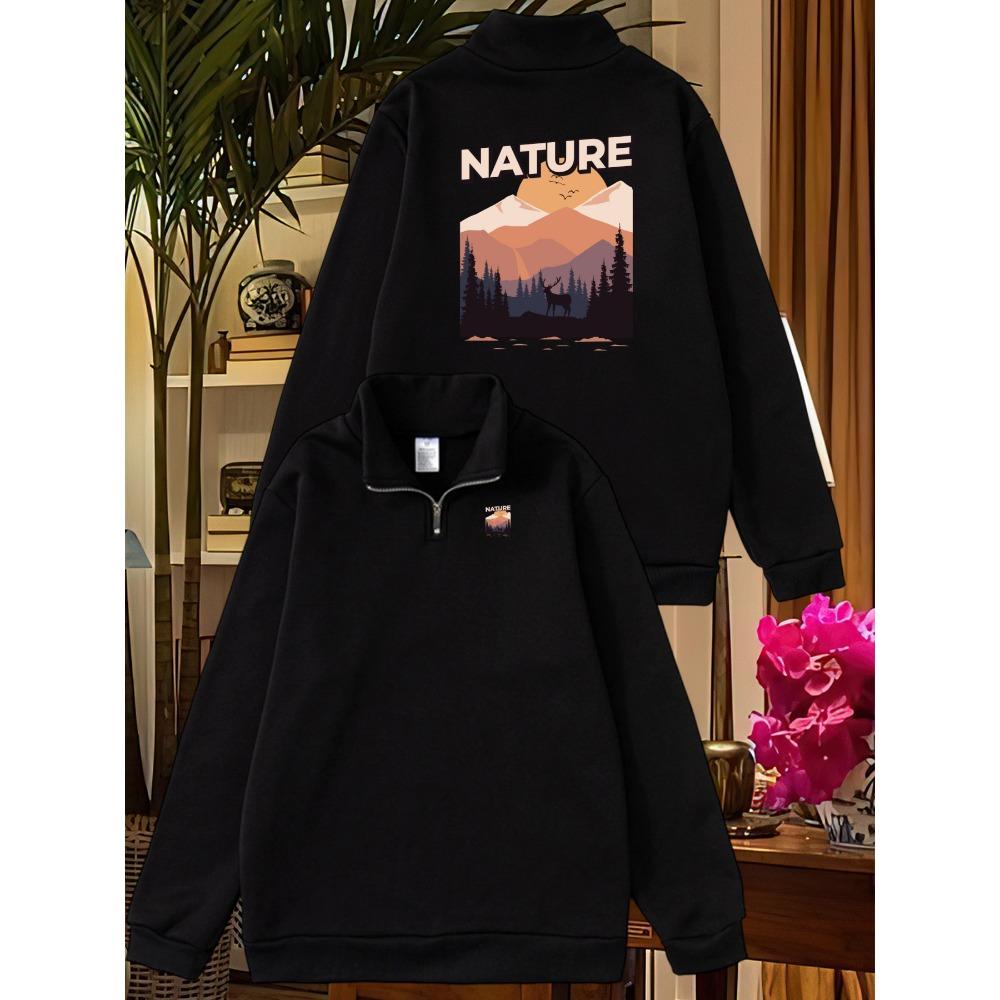 Urban Casual Light Sport Men's Standing Collar Half Chain Multifunctional Sports Shirt, Stylish Autumn and Winter Pullover