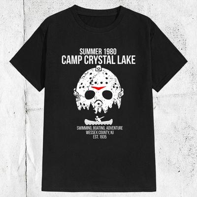 Camp Crystal Lake Friday the 13th Horror Movie T-shirt