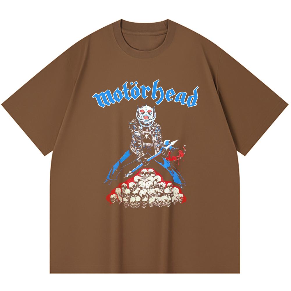 230 Gsm 100% Cotton Heavy Metal T-Shirt  Rock Band Popular Music Print Unisex Heavy Cotton T Shirt