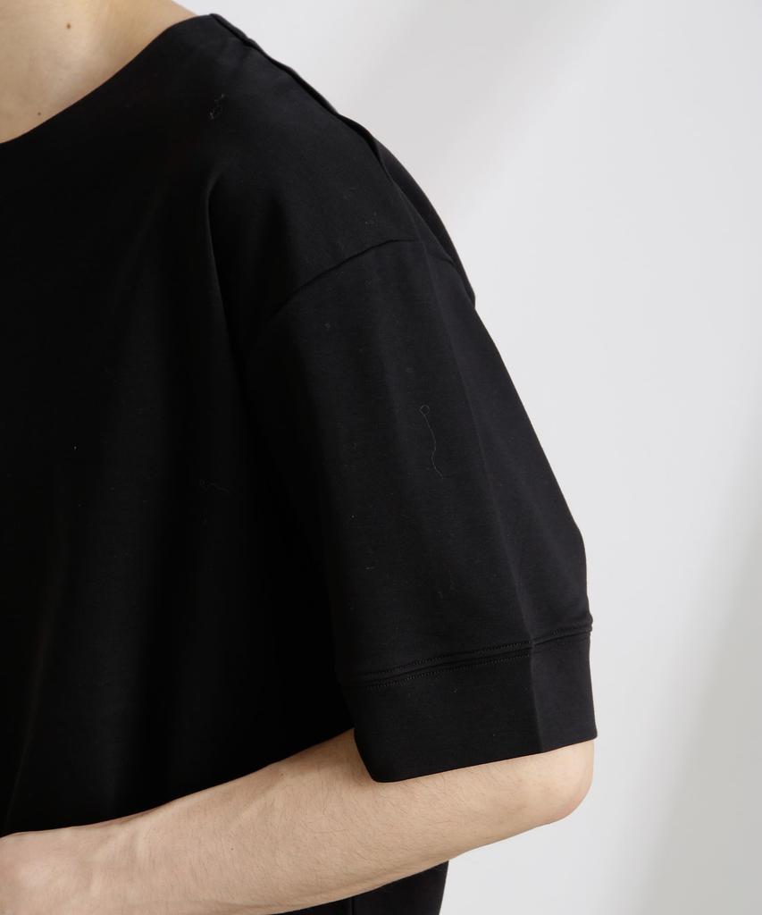 Nano Universe 50/-Sercerisiertes Glattes Key-Neck-T-Shirt, Herren, Größe L (110), Blau, 672-5124208