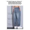 Men's Ice Silk Jeans with Cuffed Legs, 2026 New Summer Thin Style, American Style Work Pants, Casual Trousers for Men