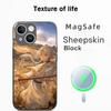 Frieren Japan Anime Cool Girl Pattern Phone Case For iPhone 16 15 14 13 12 11 Plus Pro Max  High-end Luxury Magsafe Sheepskin