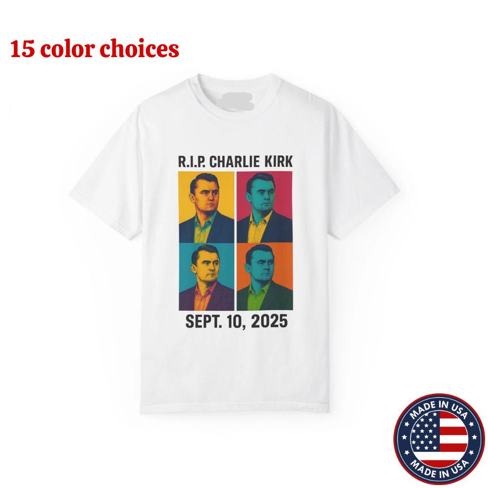 

Colorful Tribute Unisex T-Shirt | Charlie Kirk Memorial Shirt Vintage S-5XL Unisex T-Shirt XXL