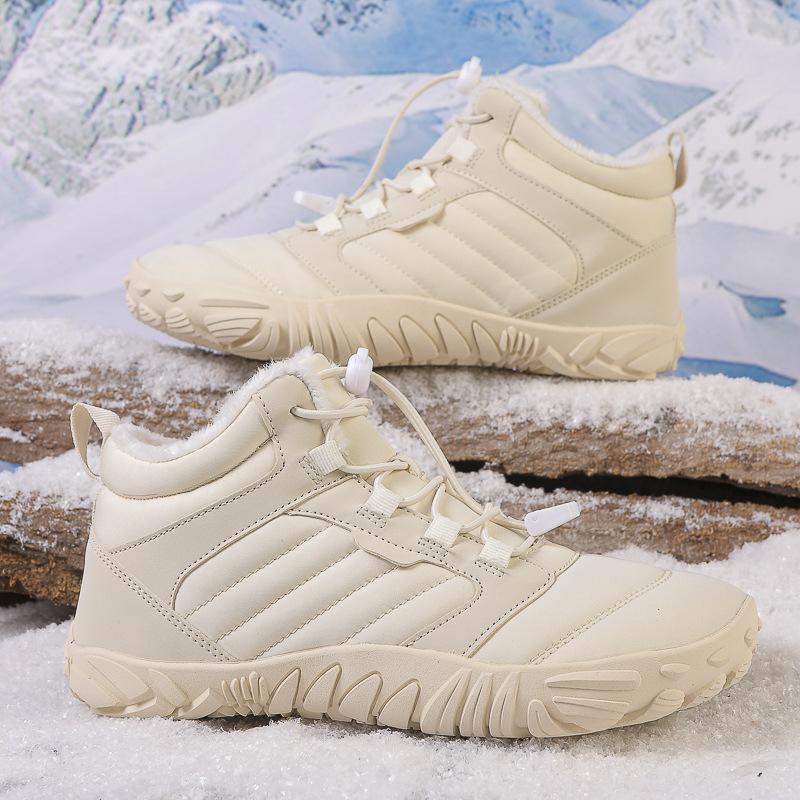 Winter Outdoor Sports Cotton Shoes Warm Women's Boots Wear-resistant and Anti Slip Snow Boots Thick Couple Shoes Men's Boots