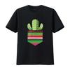 Womens Cute Cactus Blanket Pocket Serape Mexican Party T Shirt Vintage Washed Comfortable Breathable Graphic Unisex Streetwear