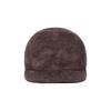 VARZAR VA Square Suede Camp Cap Brown