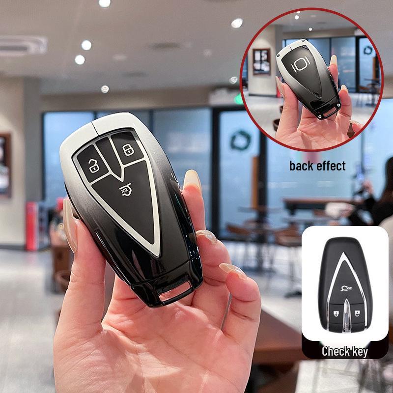 Changan Qiyuan A07 Schlüsseletui für Modelle 25/24: 515 Elite, Premium 710 Flaggschiff mit Metallgehäuse und High-End-Schnalle