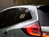 BXK3 2pcs 3D Metal Car Emblem Body Window Trunk Decoration Stickers Auto Accessories For Honda City Odyssey CIVIC CRV Legend Jazz RR