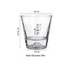 Japanischer Mount Fuji Glasbecher: Kreativer Becher mit Schneekappe für Tee, Milch, Whiskey oder Bier