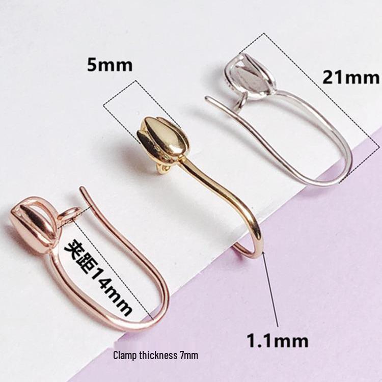 S925 Sterling Silver Jade Crystal Pendant with Safety Buckle - New Style, Free Shipping