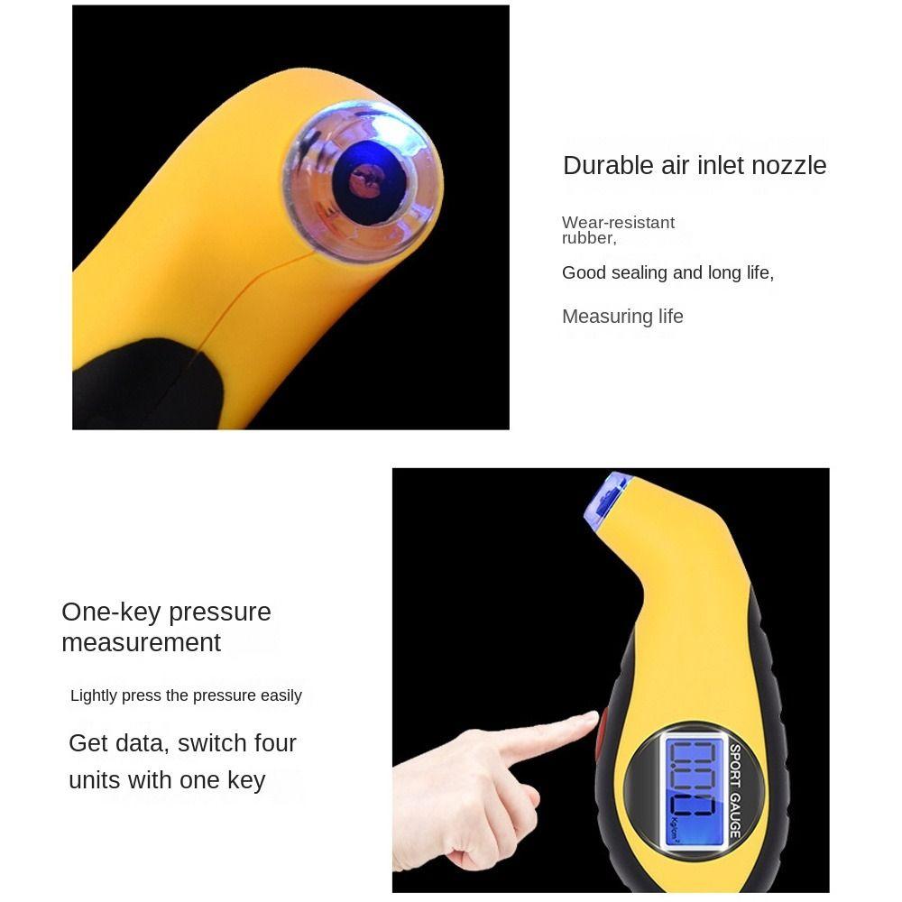 Digital Air Pressure Gauge Mini Barometers High Quality Tire Gauge