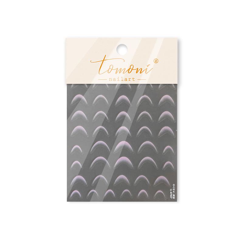 Tomoni Retro Kids' Nail Stickers: Thin, Tough, Lace French Collaboration.