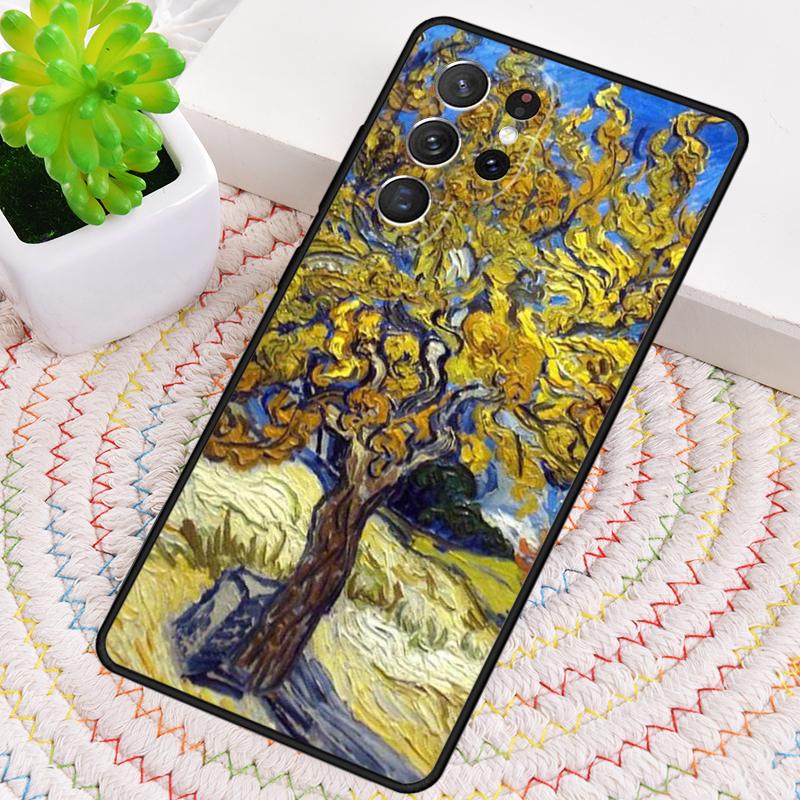 Blossom-Gogh Phone Case for Samsung Galaxy note 10 pro S26 Ultra S23 S24 FE S25 S21 S22 PLUS shockproof Cove