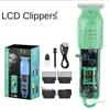 Transparent Electric Hair Trimmers Professional Hair Cutting Machine Rechargeable Clipper For Men Cordless Hair Cut Machine