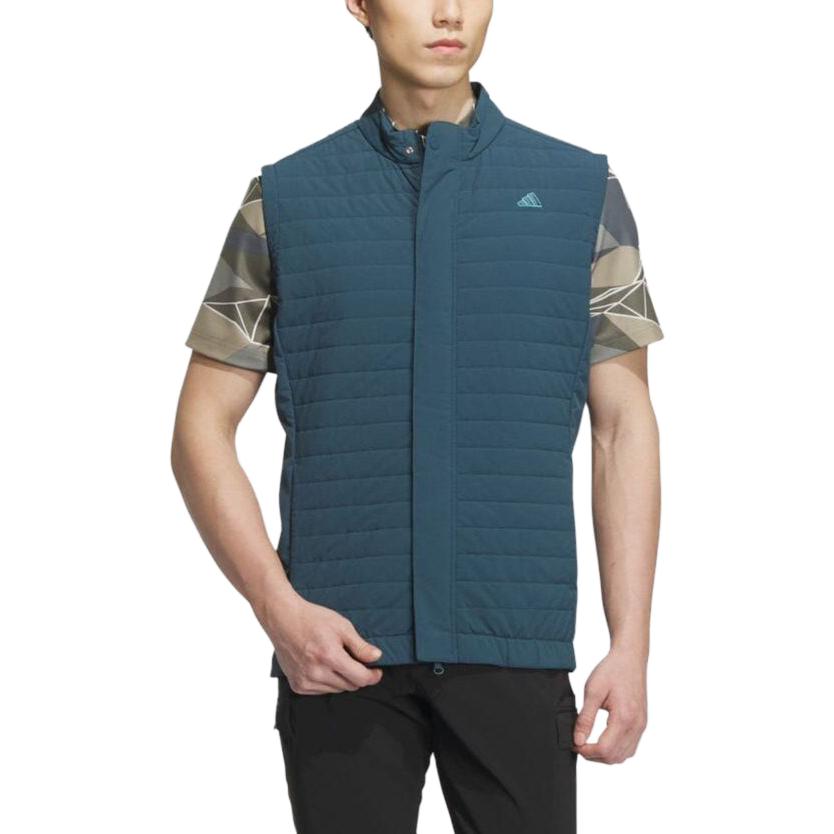 New Adidas Vests Men's Green IA2611