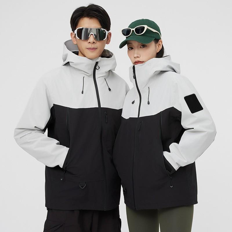 3-in-1 Waterproof Windproof Hiking Jacket With Removable Fleece Liner Men Women Winter Outdoor