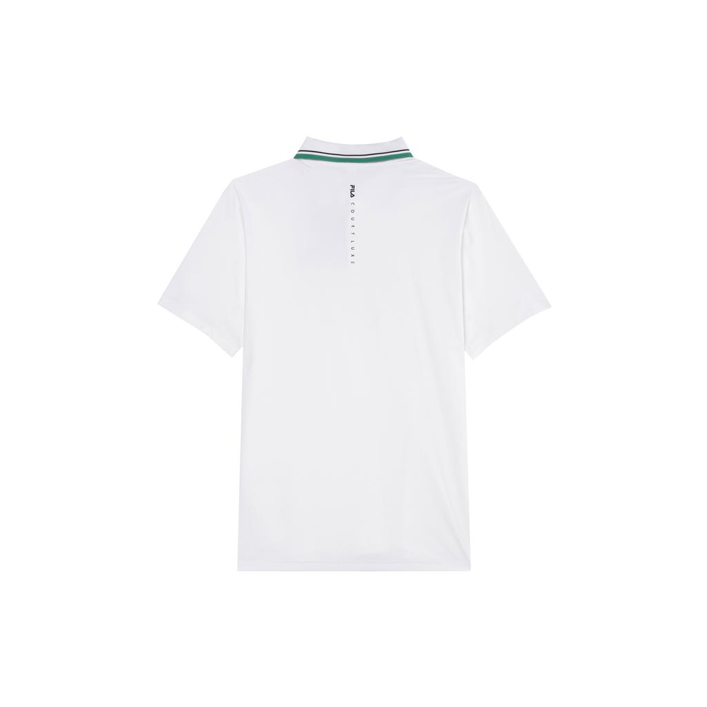 New FILA Polo Shirt Men's Jade White A11M333105FWT