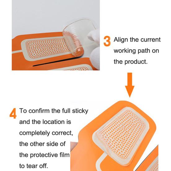 10Pcs Hydrogel Pads Abdominal Gel Fitness Equipment Machine Stickers for EMS AB