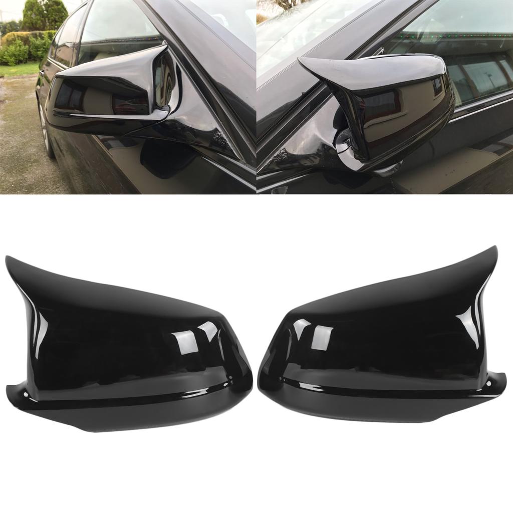 2Pcs Rearview Mirror Cap Cover Housing Fit for 5 Series F10 F11 F18 PreLCI 20112013