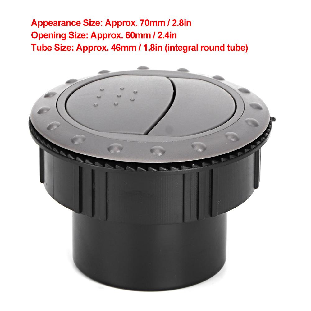 2.4inch Round   Conditioning Spare Parts Vent Outlet for RV Bus Boat Yacht