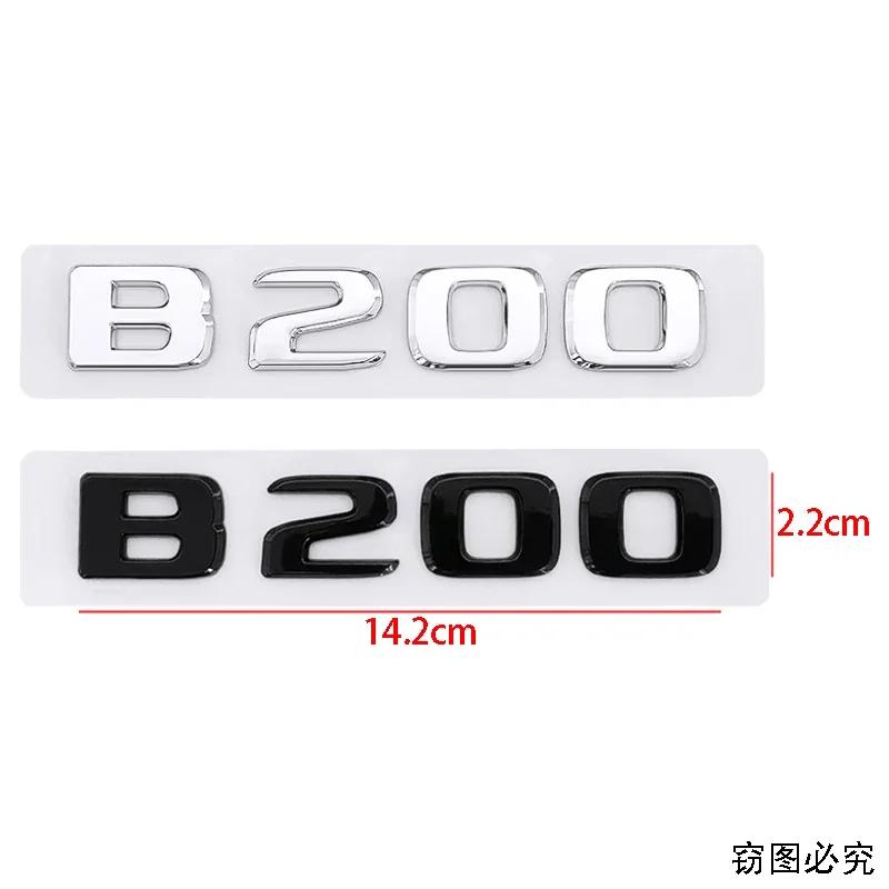 ABS Car Body Side Badge Letters Sticker Trunk Emblem for Mercedes O5 B180 B200 B220 B250 B260 Exterior Accessories YT5