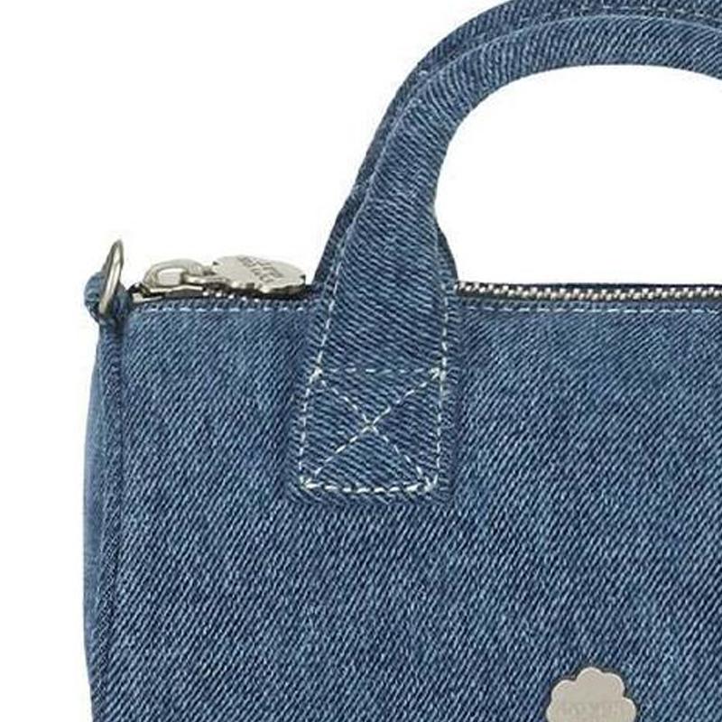New COVERNAT Cotton Handbag Shoulder Bag Crossbody Bag Mini Women's Denim Blue CO2400TB83DE