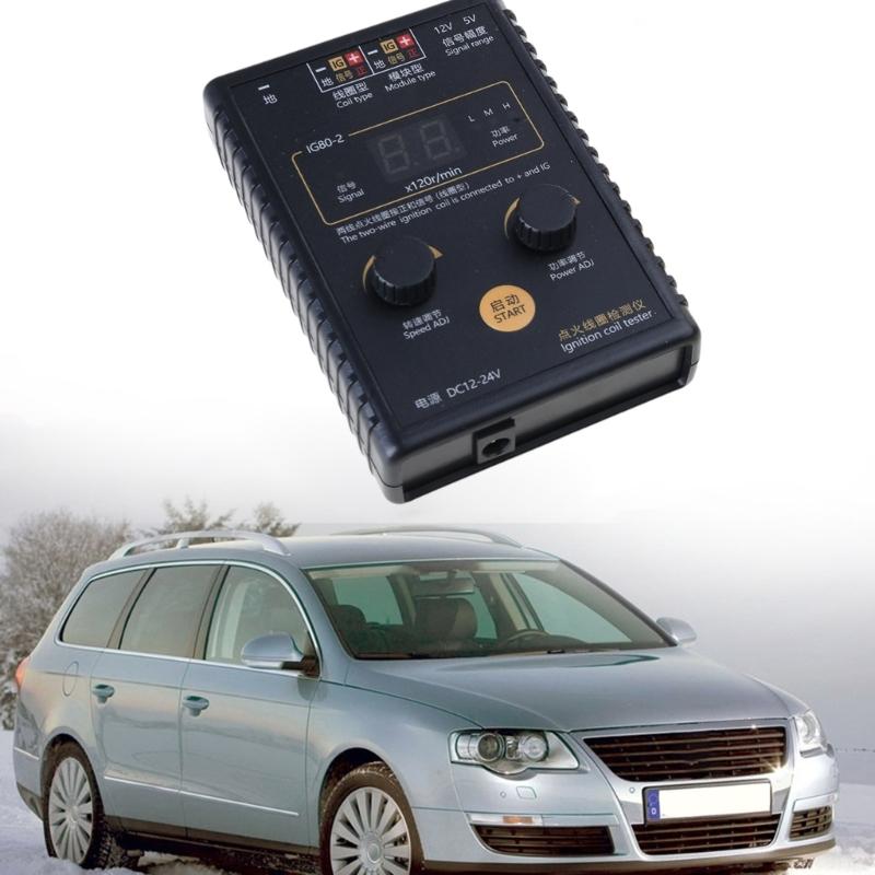 12V~24V IG80 Detector Profesional Bobină de Aprindere Auto Tester Motor pe Gaz Natural Instrument de Diagnosticare și Reparare Vehicule