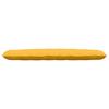 Back Cushion Light Yellow 200 x 50 cm Corduroy Fabric