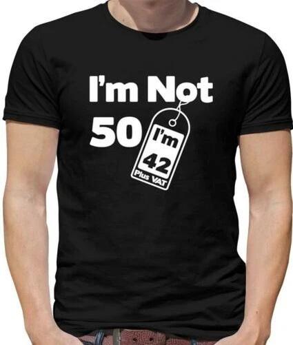 I  N Non 50 I M 42 Forti Iva T-Shirt - 50th Compleanno - Età - Anni - Nerd 2XL